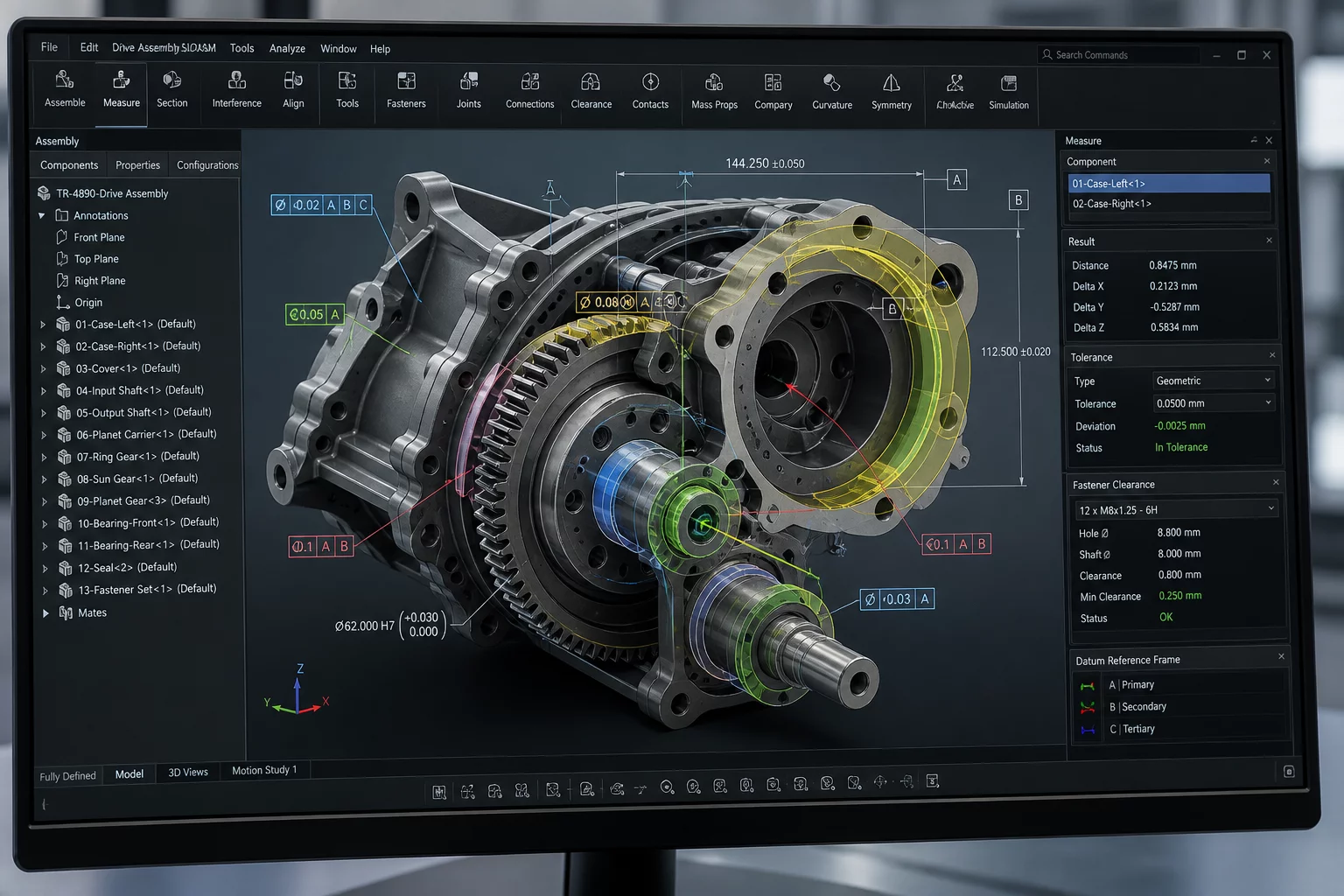 Fusion 360 Mechanical Interface Reasoning System